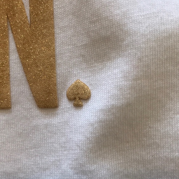 Kate Spade ♠️ white tee - Picture 6 of 6